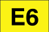 E6 auf gelb